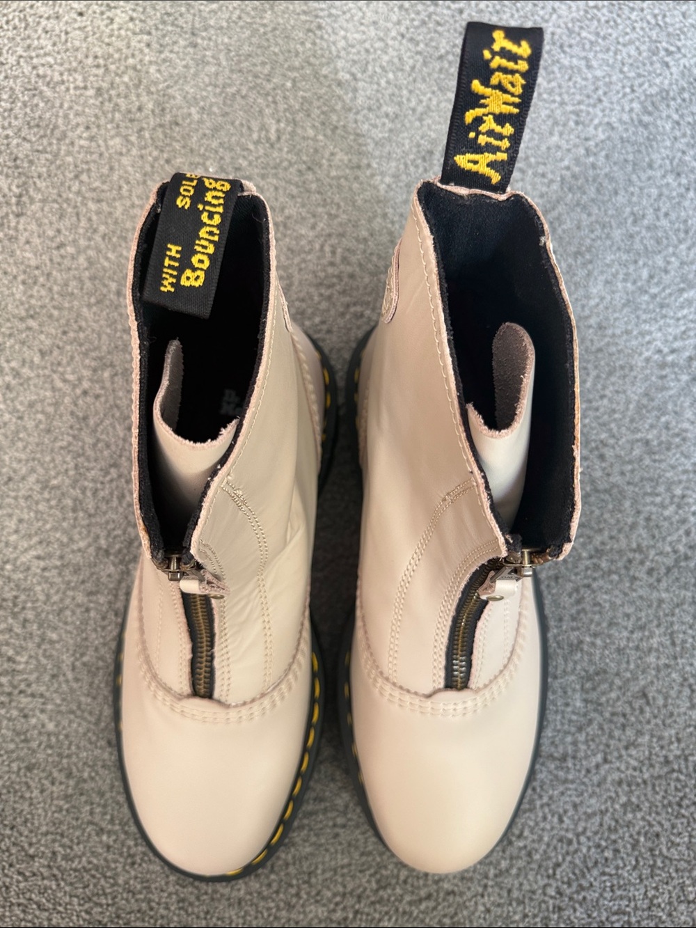 Dr. Martens Jetta Platform Lug Sole Leather Boots. Size 8